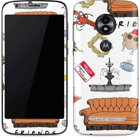 Warner Bros Classic FRIENDS Icons Moto E5 Play Skin